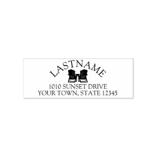 Adres Adirondack Chairs Zelfinktende Stempel