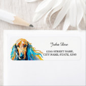 Adres Afghaanse woning Etiket (Insitu)