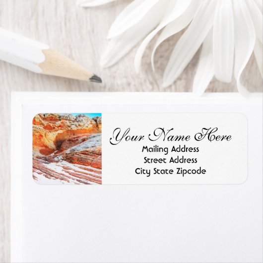 Adres Arizona Desert Return Etiket (Insitu)