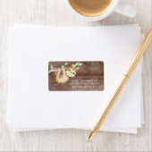 Adres Baby shower Sweet Sloth Etiket (Insitu)