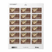 Adres Baby shower Sweet Sloth Etiket (Full Sheet)