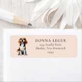 Adres Beagle Dog Etiket (Insitu)