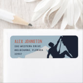 Adres bergbeklimmer etiket (Insitu)