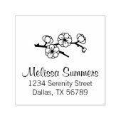 Adres bloedige filiaal  zelfinktende stempel (Design)