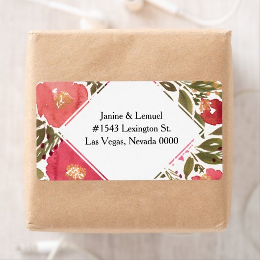 Adres Bloom Flowers Label (Insitu)