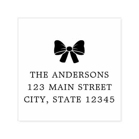 Adres boog retourneren  zelfinktende stempel (Design)