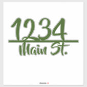 Adres brievenbus sticker (Vel)