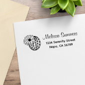 Adres Cactus Flower Rubberstempel