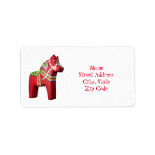 Adres Dala Horse Etiket
