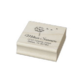 Adres: Dandelion Flower Parachutes Rubberstempel (Stempel)