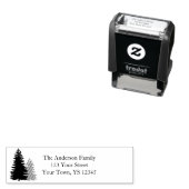 Adres dennenboom  zelfinktende stempel (In situ)