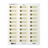 Adres Dwarf Chin cactus label (Full Sheet)