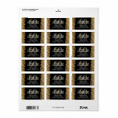Adres Elegante 60ste Verjaardagspartij Sparkles Go Etiket (Full Sheet)