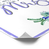 Adres en envelop succulent poster (Hoek)