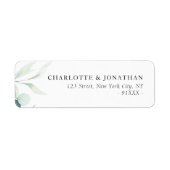 adres eucalyptus greenery etiket (Voorkant)