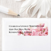 Adres Floral cherry blossom Etiket (Insitu)