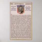 Adres Gettysburg: Abraham Lincoln 1863 Poster (Voorkant)