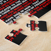 Adres Gettysburg Legpuzzel (Zijkant)