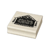 Adres Gingerbrood Rubberstempel (Stempel)
