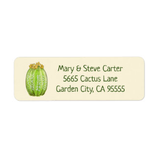 Adres Golden Barrel-cactus Etiket