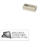 Adres Grilled Toasted Cheese Sandwich Lunch Rubberstempel (Gestempeld)