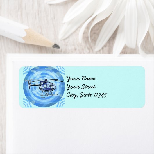 Adres helikopter Sky Chopper Label (Insitu)