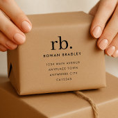 Adres Houten Stempel | Retour Verzending Stempel