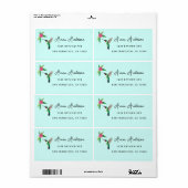 Adres Hummingbird Label (Full Sheet)