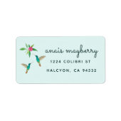 Adres Hummingbird Label (Voorkant)