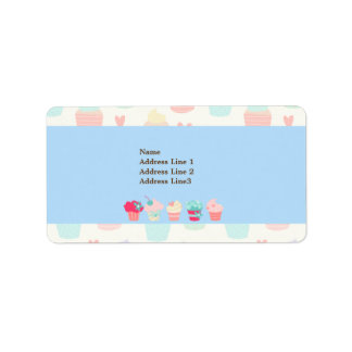 Adres Kawaii Cute Pastel Bakery Label