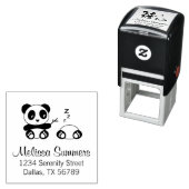 Adres Kleine kaartjes bevestigen Zelfinktende Stempel (In situ)