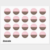 ADRES LABEL:: oh zo mooi 5 Ronde Sticker (Vel)