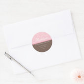 ADRES LABEL:: oh zo mooi 5 Ronde Sticker (Envelop)