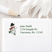 Adres land Snowman Etiket (Insitu)