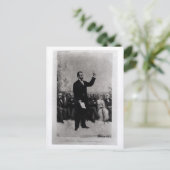 Adres Lincoln te Gettysburg, 1895 Briefkaart (Staand voorkant)