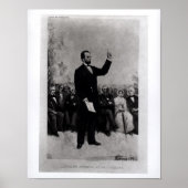 Adres Lincoln te Gettysburg, 1895 Poster (Voorkant)