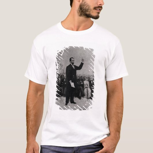 Adres Lincoln te Gettysburg, 1895 T-shirt (Voorkant)