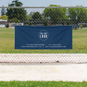 Adres Logo Website Aangepaste kleur Business toevo Spandoek (Insitu)