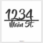 Adres mailbox sticker (Vel)