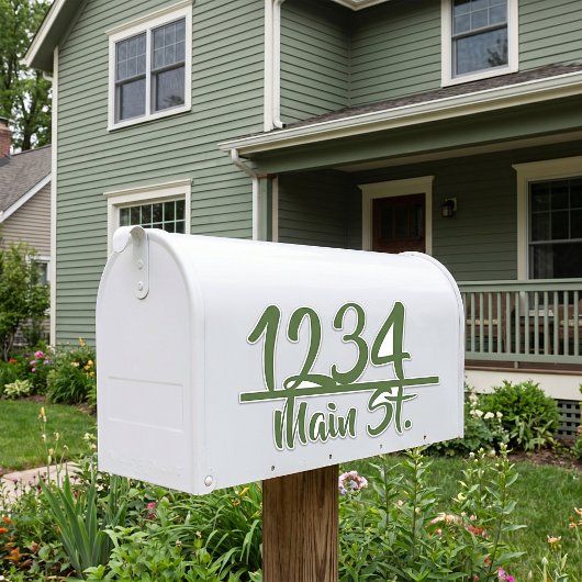 Adres mailbox sticker