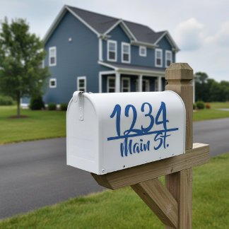 Adres mailbox sticker