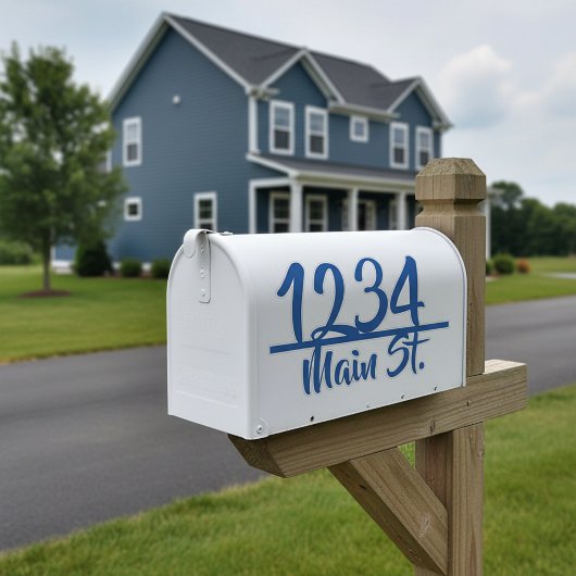 Adres mailbox sticker