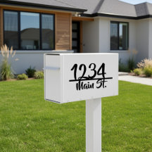 Adres mailbox sticker
