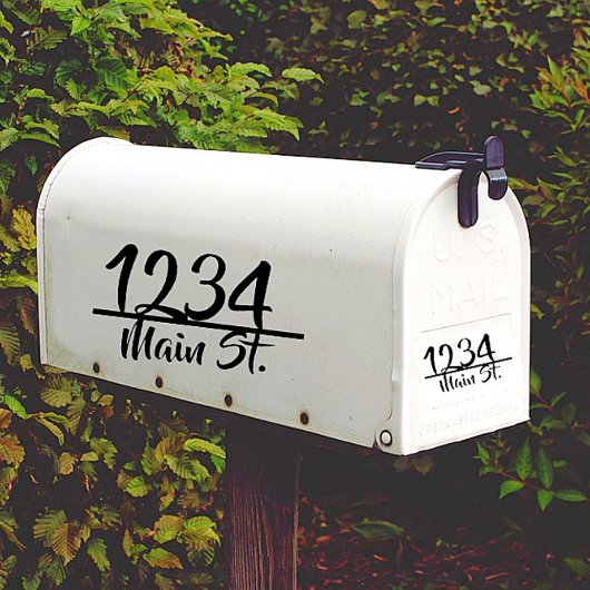 Adres mailbox sticker