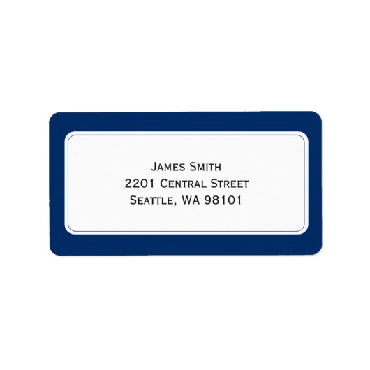 Adres Mailinglabels Etiket (Voorkant)