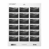 Adres Merry & Bright kerstmousserende lampjes Etiket (Full Sheet)