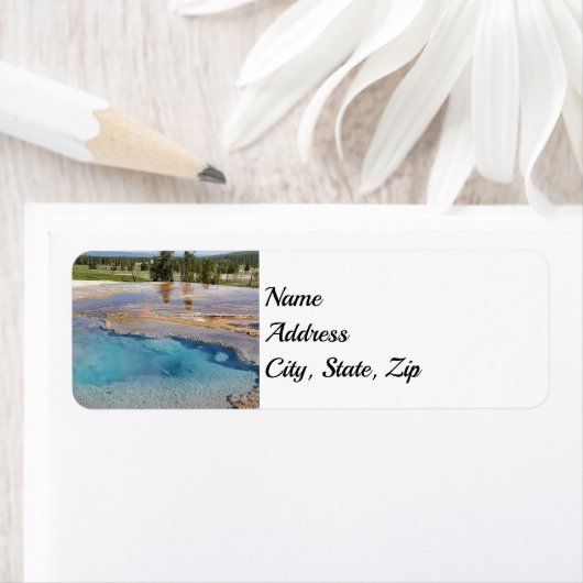 Adres nationaal park Yellowstone Etiket (Insitu)