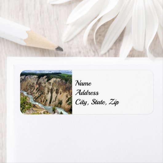 Adres nationaal park Yellowstone Etiket (Insitu)