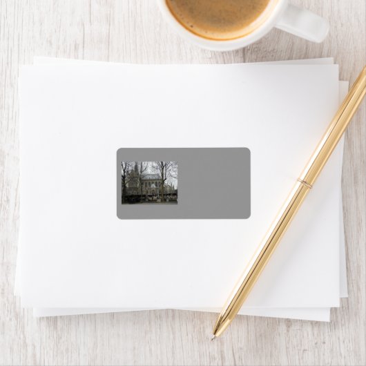 Adres Notre Dame Church Etiket (Insitu)