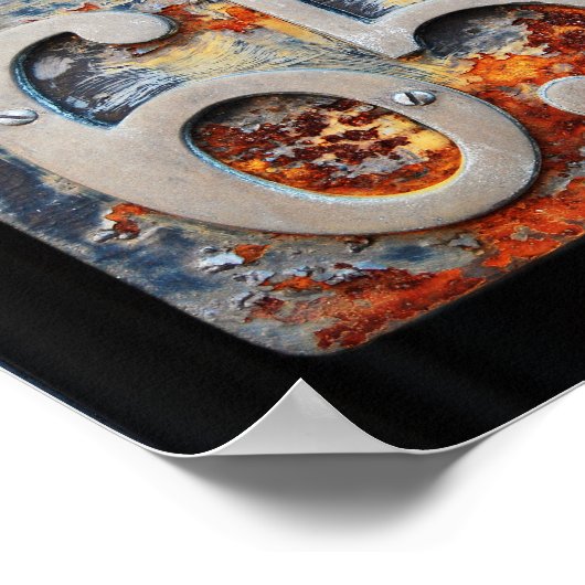 Adres Number Plaque, 65 en een half Poster (Hoek)